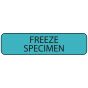 Label Paper Removable Freeze Specimen, 1" Core, 1 1/4" x 5/16", Blue, 760 per Roll