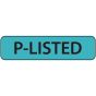 Label Paper Removable P-listed, 1" Core, 1 1/4" x 5/16", Blue, 760 per Roll