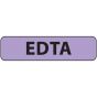 Label Paper Removable EDTA, 1" Core, 1 1/4" x 5/16", Lavender, 760 per Roll