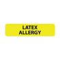 Label Paper Permanent Latex Allergy, 1" Core, 1 1/4" x 5/16", Yellow, 760 per Roll