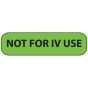 Label Paper Removable Not For IV Use, 1" Core, 1 7/16" x 3/8", Fl. Green, 666 per Roll