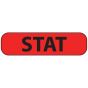 Label Paper Permanent STAT, 1" Core, 1 7/16" x 3/8", Fl. Red, 666 per Roll