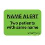 LABEL PAPER REMOVABLE NAME ALERT TWO 1" CORE 1 7/16" X 1 FL. GREEN 666 PER ROLL