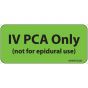 Label Paper Removable IV PCA Only, 1" Core, 2 1/4" x 1", Fl. Green, 420 per Roll