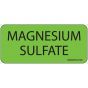 Label Paper Removable Magnesium Sulfate, 1" Core, 2 1/4" x 1", Fl. Green, 420 per Roll
