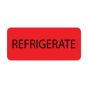 Label Paper Permanent Refrigerate, 1" Core, 2 1/4" x 1", Fl. Red, 420 per Roll