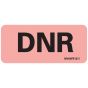 Label Paper Permanent DNR 1" Core 2 1/4"x1 Fl. Red 420 per Roll