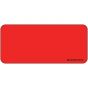 Label Paper Permanent, 1" Core, 2 1/4" x 1", Fl. Red, 420 per Roll