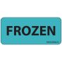 Label Paper Removable Frozen, 1" Core, 2 1/4" x 1", Blue, 420 per Roll