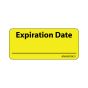 Label Paper Permanent Expiration Date 1" Core 2 1/4"x1 Yellow 420 per Roll