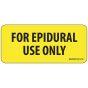 Label Paper Permanent for Epidural Use 1" Core 2 1/4"x1 Yellow 420 per Roll