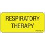 Label Paper Permanent Respiratory Therapy, 1" Core, 2 1/4" x 1", Yellow, 420 per Roll
