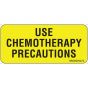 Label Paper Permanent Use Chemotherapy, 1" Core, 2 1/4" x 1", Yellow, 420 per Roll