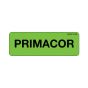 Label Paper Removable Primacor, 1" Core, 2 15/16" x 1", Fl. Green, 333 per Roll