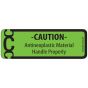 Label Paper Permanent Caution 1" Core 2 15/16"x1 Fl. Green 333 per Roll
