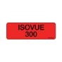 Label Paper Permanent ISOVUE, 300, 1" Core, 2 15/16" x 1", Fl. Red, 333 per Roll