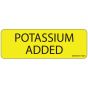 Label Paper Permanent Potassium Added, 1" Core, 2 15/16" x 1", Yellow, 333 per Roll