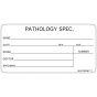 Lab Communication Label (Paper, Removable) Pathology Spec. Name 2 15/16"x1 1/2" White - 333 per Roll