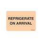 Label Paper Removable Refrigerate On, 1" Core, 2" 15/16" x 2, Fl. Orange, 333 per Roll