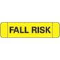 Label Paper Permanent Fall Risk 1" Core 1 1/2"x3/8" Yellow 500 per Roll