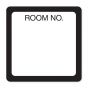 Label Paper Removable Room No. 1 1/2" x 1", 1/2", White, 1000 per Roll