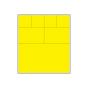 Label Cerner Direct Thermal Paper Permanent 3" Core 4"x4 1/2" Yellow 1000 per Roll, 2 Rolls per Box