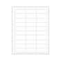 CHART LABELS LASER 2 1/2X1 WHITE - 4 PKS OF 250 PER CASE - Accepts linear and 2D bar codes