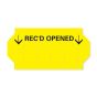 Label Compatible with TXII Guns Paper Permanent Recd Opened 1" Core 1x1/2" Yellow 1500 per Roll