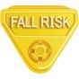 In-A-Snap® Alert Bands® Clasp Plastic "Fall Risk" Embedded Print, Interleaving Design, State Standardization Adult/Pediatric Yellow - 250 per Package