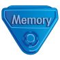 In-A-Snap® Alert Bands® Clasp Plastic "Memory" Embedded Print, Interleaving Design Adult/Pediatric Blue - 250 per Package