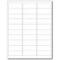 CHART LABELS LASER PORTRAIT 2 5/8"X1 WHITE - 30 LBLS PER SHEET, 4 PKS OF 250 SHEETS PER CASE - Supports text, bar codes, and graphics