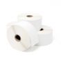 Direct Thermal Label, Paper, Permanent, 2"x2 3/16", 1" Core, White, 4 rolls of 1000 labels