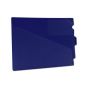 Blue Outguide, Center Tab, letter size, 2 pockets