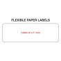 Label Paper Removable Flexo Printable, 1" Core, 3" x 1", White, 1000 per Roll