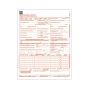 HCFA CLAIM FORM 1500 NO BARCODE LASER|1 PART 02/12 WHITE AND RED 2500 PER BOX