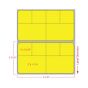 Label Cerner Direct Thermal Paper Permanent 3" Core 4"x2.1875 Yellow 2850 per Roll, 2 Rolls per Case