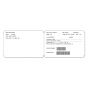 Label Direct Thermal Paper Card, 3" Core, 3-1/4" X 5" - 1000 Per Roll