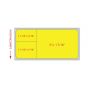 Label Misys/Sunquest Direct Thermal Paper Permanent 1" Core 3 1/16"x1 7/16" Yellow 1000 per Roll, 5 Rolls per Case
