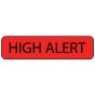 Label Paper Permanent High Alert 1" Core 1 1/4"x5/16" Fl. Red 760 per Roll