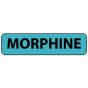 Label Paper Removable Morphine, 1" Core, 1 1/4" x 5/16", Blue, 760 per Roll