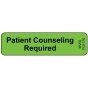 Label Paper Removable Patient Counseling, 1" Core, 1 7/16" x 3/8", Fl. Green, 666 per Roll
