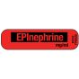 Label Paper Permanent Epinephrine mcg/ml 1" Core 1 7/16"x3/8" Fl. Red 666 per Roll