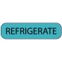 Label Paper Removable Refrigerate, 1" Core, 1 7/16" x 3/8", Blue, 666 per Roll