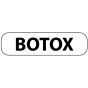 Label Paper Permanent Botox 1" Core 1 7/16"x3/8" White 666 per Roll