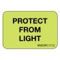 Label Paper Removable Protect From Light, 1" Core, 1 7/16" x 1", Fl. Chartreuse, 666 per Roll
