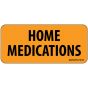 Label Paper Removable Home Medications, 1" Core, 2 1/4" x 1", Fl. Orange, 420 per Roll