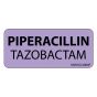 Label Paper Permanent Piperacillin, 1" Core, 2 1/4" x 1", Lavender, 420 per Roll