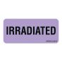 Lab Communication Label (Paper, Removable) Irradiated 2 1/4"x1 Lavender - 420 per Roll