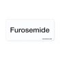 Label Paper Permanent Furosemide 1" Core 2-1/4"x1 White 420 per Roll
