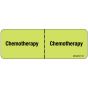 Label Paper Removable Chemotherapy:, 1" Core, 2 15/16" x 1", Fl. Chartreuse, 333 per Roll